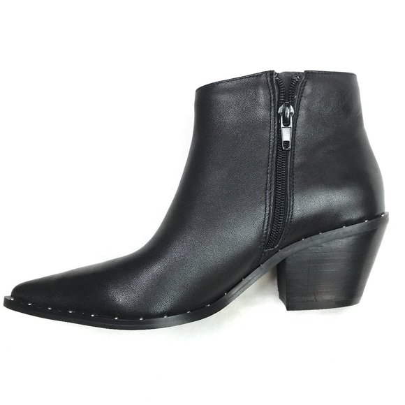 Studded ankle Leather Boot CHARLES - Picture 5 of 10